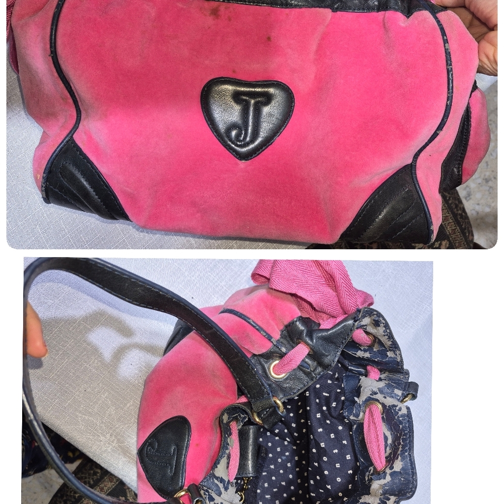 Juicy Couture Velour Daydreamer Bag( Pink) - Picture 10 of 15